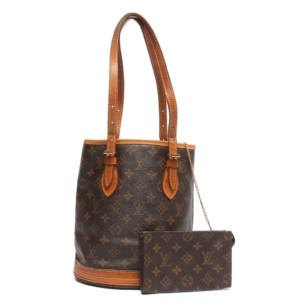 Louis Vuitton Bucket Monogram Shoulder Bag